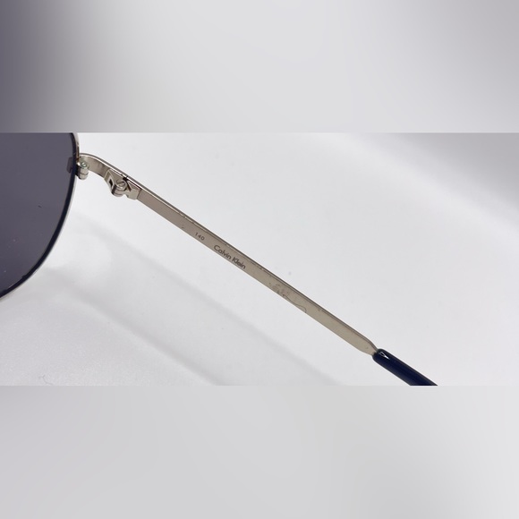 Calvin Klein R1595 Silver Pilot Sunglasses Frames - Picture 7 of 8